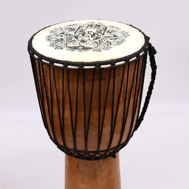 Handmade Wide Top Djembe Drum - 50cm