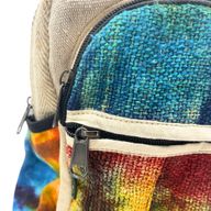 Tiedye Hemp Medium Backpack No Print