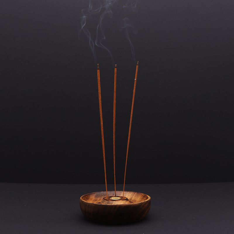 Incense Stick & Cone Burner Disc - Hamsa