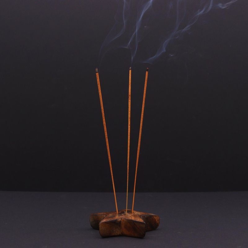 Engraved and Brass Zodiac Sign Incense Burners - Star