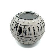Greek Bubble Clay Plant Pot - Cream 10cm