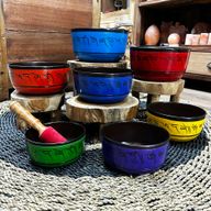 Small Chakra Set of Seven Singing Bowls (14-22cm)