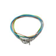 Packs Faux Suede Pendant Cords - 2.5mm x 55cm - Assorted (10 colours)