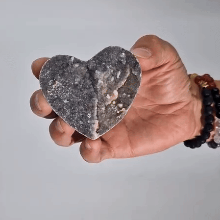 Large Calsite Hearts (approx 6.5-8.5cm)