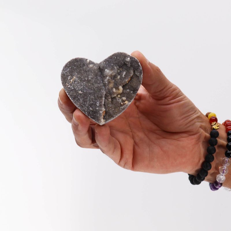 Large Calsite Hearts (approx 6.5-8.5cm)