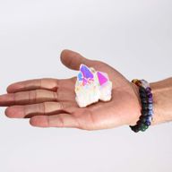 Med Enhanced Quartz - Aura Angel Quartz (approx 100-150gm 7-10cm)
