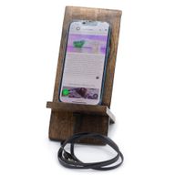 Wooden Carved Phone Stands - Buddha 20x9.5cm
