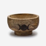 Small Ritual Bowl Incense Cone Holder 11x6.cm - (Asst Pentagon etc)