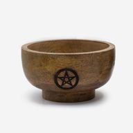 Small Ritual Bowl Incense Cone Holder 11x6.cm - (Asst Pentagon etc)