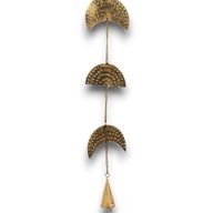 Indian Chimes - Brass Moon Phases Drop with Bell 1m