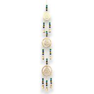 Indian Chimes - Brass Celtic Drop - 7 Bells - 6x64cm
