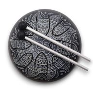 Happy Drum Om Mandala Engraved - 16cm