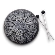 Happy Drum Om Mandala Engraved - 16cm