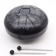 Happy Drum Om Mandala Engraved- 22x15cm