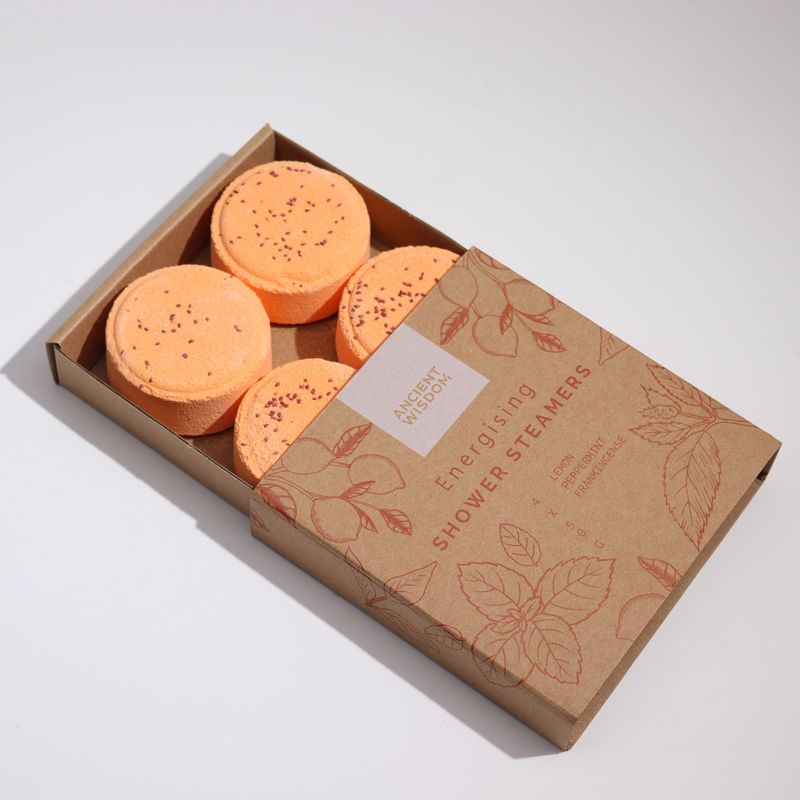 Zen Shower Steamers - Therapy Wellness Quartet - Energising (Orange)