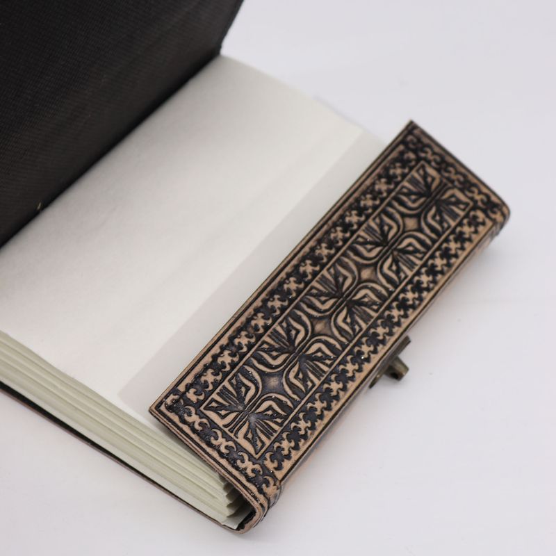 Buddha - Esoteric Notebook - Red Tan - 200 pages  Stich Edge- 17.5x12.5x3cm