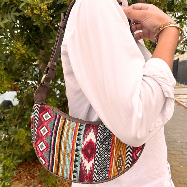 Jacquard Hobo Bags