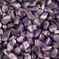 Pack of 24 Tumble Stone - Amethyst Banded M