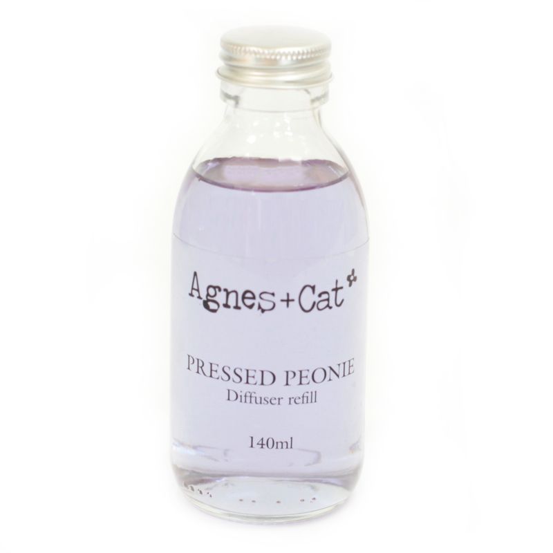 Agnes + Cat Reed Diffuser Refill - Pressed Peonies 140ml