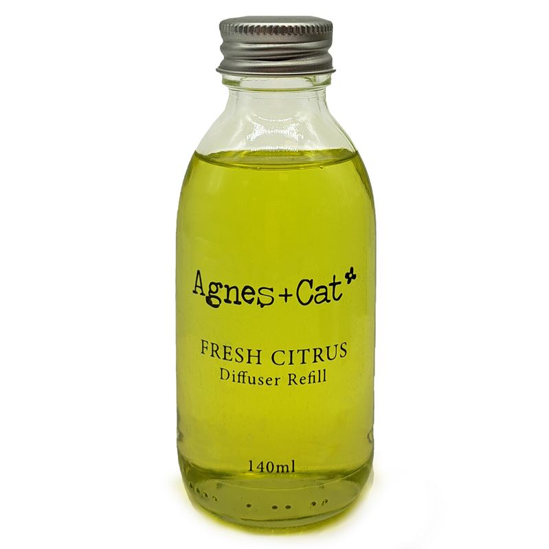 Agnes + Cat Reed Diffuser Refill - Fresh Citrus 140ml