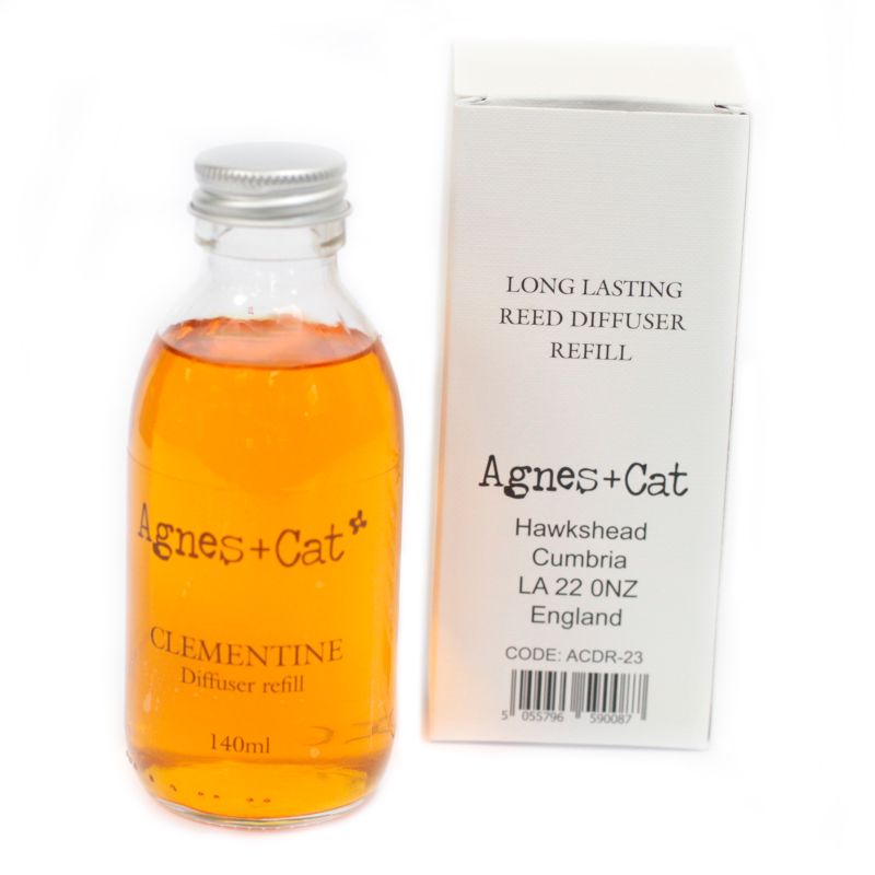 Agnes + Cat Reed Diffuser Refill - Clementine 140ml