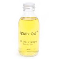 Agnes + Cat Reed Diffuser Refill - Fresh Citrus 140ml