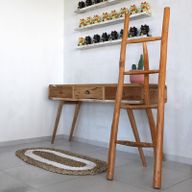 Large Teak Ladder - 1.5m - Natural