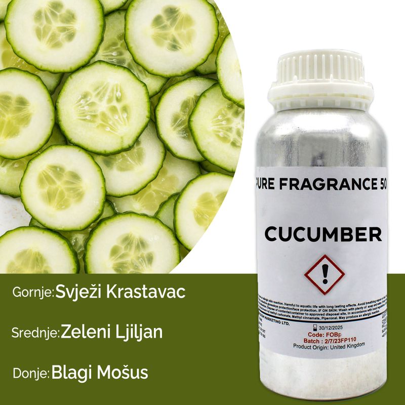 Cucumber Pure Fragrance Oil - 500ml