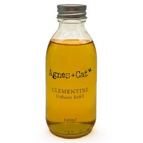 Agnes + Cat Reed Diffuser Refill - Clementine 140ml
