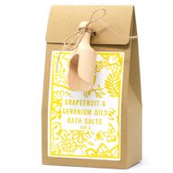 Pack of 500g Bath Salt - Grapefruit & Geranium
