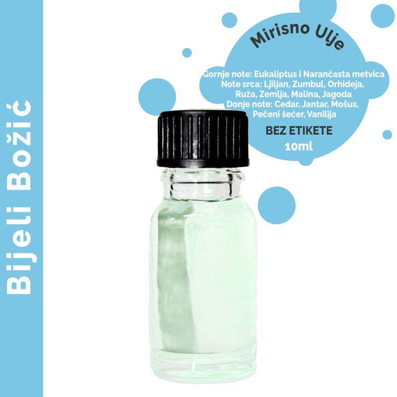 White Christmas Fragrance Oil 10ml - White Label