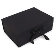 Flat Pack Gift Box - Extra Large  (33x25x12cm) - Black