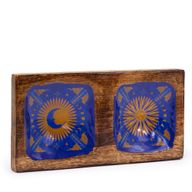 Double Trinket Tray 20x10x2.5cm - Hop Hare