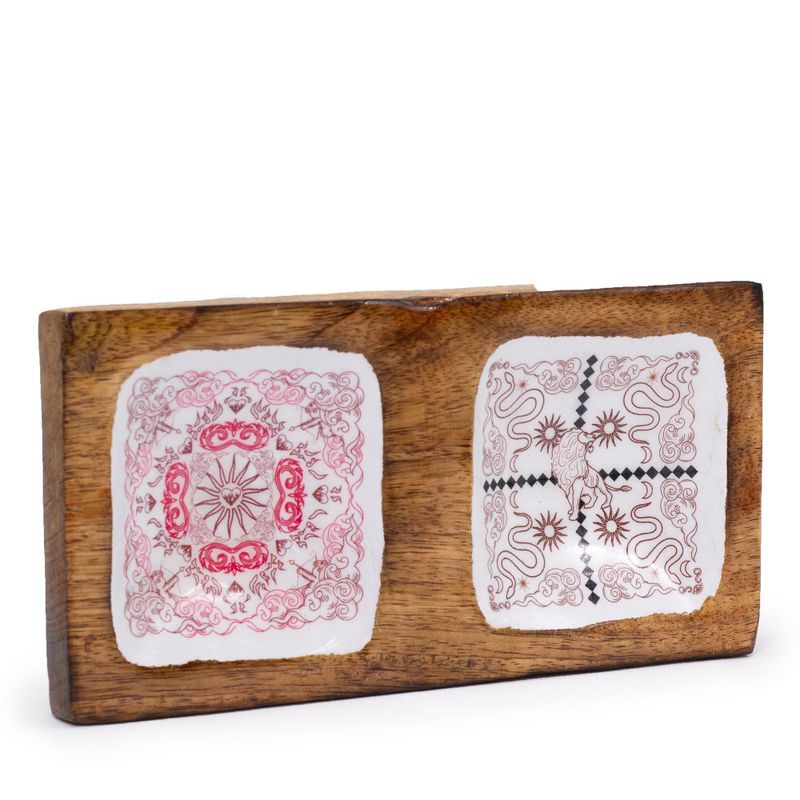 Double Trinket Tray 20x10x2.5cm - Hop Hare