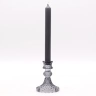 Set of 2 Vintage Dinner Candle Holder - - Midnight Grey
