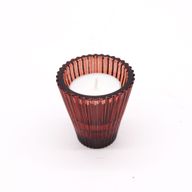 Set of 2  Flip Dinner Candle / Tealight Holder - Vampire Red
