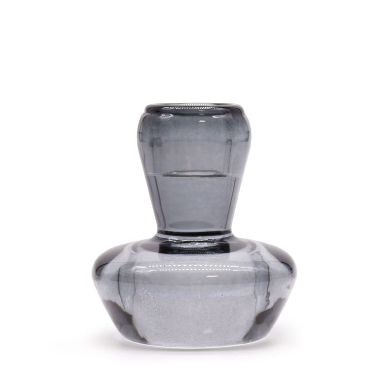 Set of 2 Mushroom Flip Dinner Candle / Tealight Holder - Midnight Grey