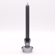 Set of 2 Mushroom Flip Dinner Candle / Tealight Holder - Midnight Grey