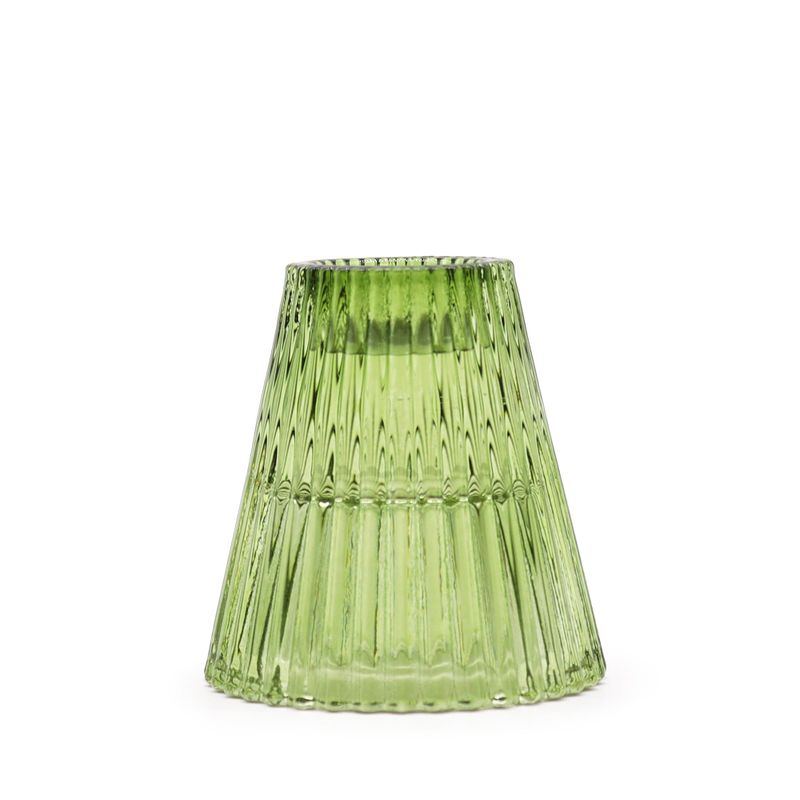Set of 2  Flip Dinner Candle / Tealight Holder - Garden Jade