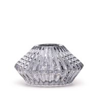 Set of 2  Flower Flip Dinner Candle / Tealight Holder -  Midnight Grey