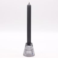 Set of 2  Flip Dinner Candle / Tealight Holder - Midnight Grey