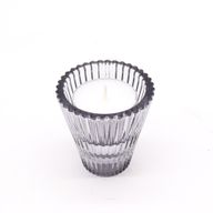 Set of 2  Flip Dinner Candle / Tealight Holder - Midnight Grey