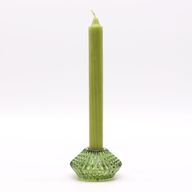 Set of 2  Flower Flip Dinner Candle / Tealight Holder -  Garden Jade
