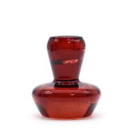 Set of 2 Mushroom Flip Dinner Candle / Tealight Holder - Vampire Red