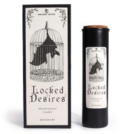 Locked Desires Ancient Witch ritual candle and matching gift box, front view