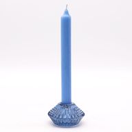 Set of 2  Flower Flip Dinner Candle / Tealight Holder - Royal Blue