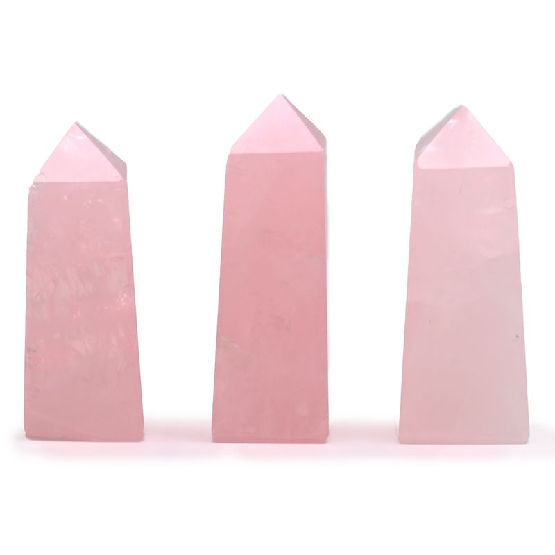 Gemstone Obelisk Point approx 5cm - Rose Quartz