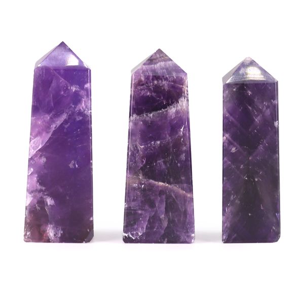 Gemstone Obelisk Point approx 5cm - African Amethyst