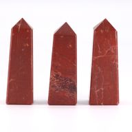 Gemstone Obelisk Point approx 5cm - Red Jasper