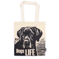 Nomad Sari Iconic Basic Tote Bag - Dog's Life - Natural 4oz